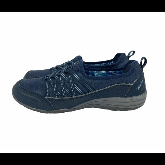 Womens Skechers Unity Go Big Navy Blue Size 6.5 - Picture 2 of 9